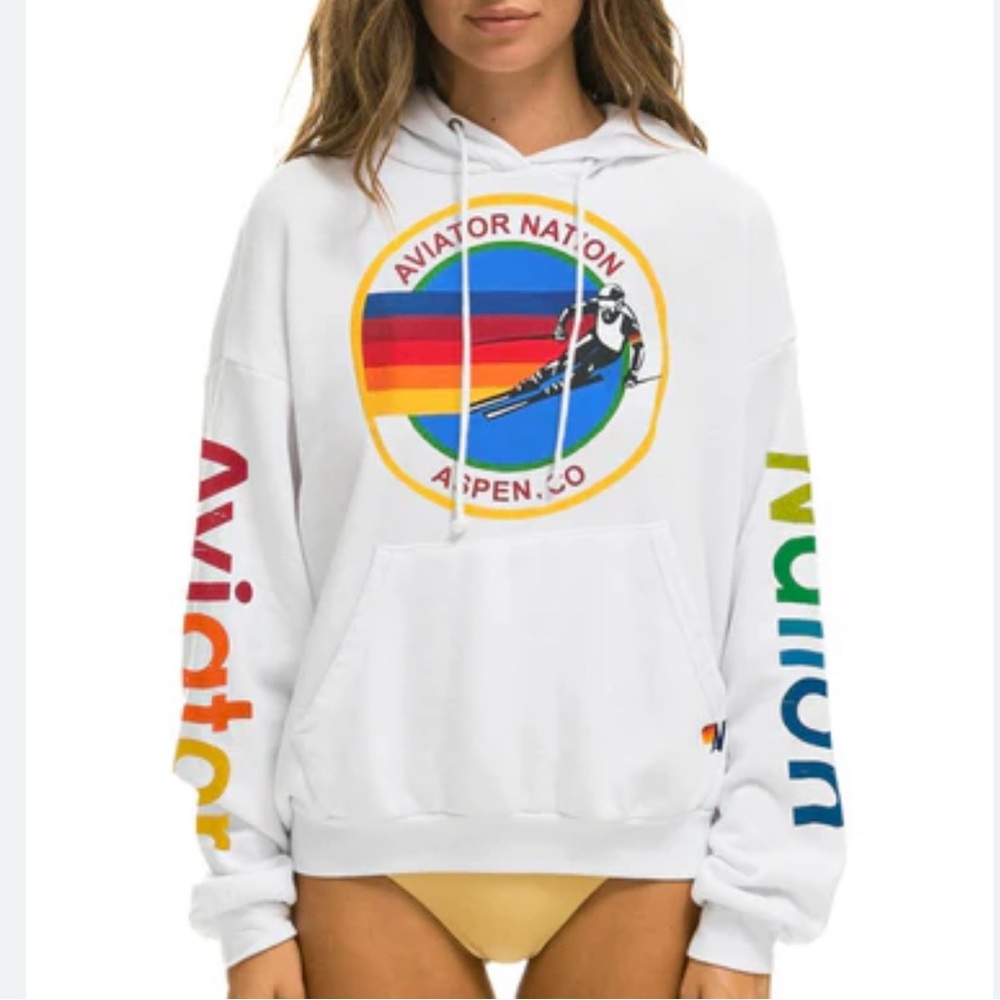 Aviator Nation Aspen Ski Pullover Hoodie
